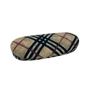 Burberry Sunglasses Eye Glasses Clam Shell Hard Case Nova Check Made in Italy